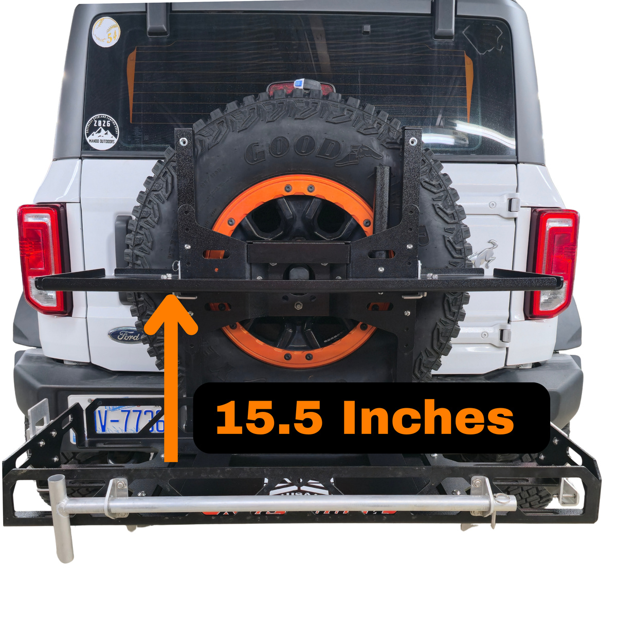 2" Hitch Swing-Away Cargo Carrier & Bike Rack | rucRak GUNNY