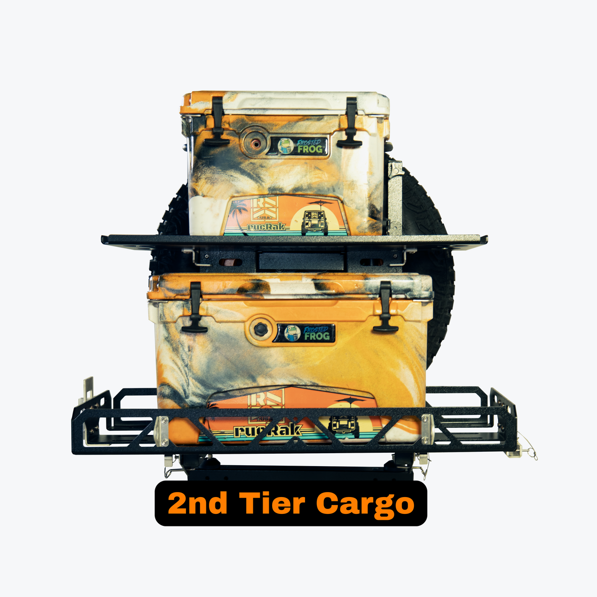2" Hitch Swing-Away Cargo Carrier & Bike Rack | rucRak GUNNY