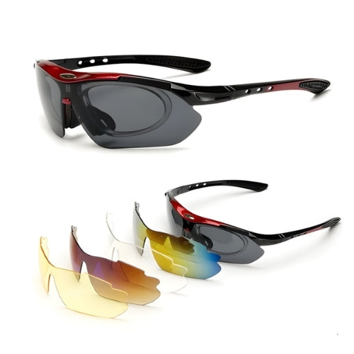 Men's and Women's Cycling Sports Sunglasses – Road & Mountain Bike Riding Protective Goggles with UV Protection Eyewear