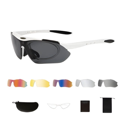 Men's and Women's Cycling Sports Sunglasses – Road & Mountain Bike Riding Protective Goggles with UV Protection Eyewear