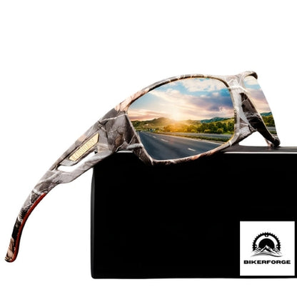 Polarized Outdoor Sports Sunglasses – Camouflage Cycling, Driving, Fishing, and Running Goggles with UV400 Protection