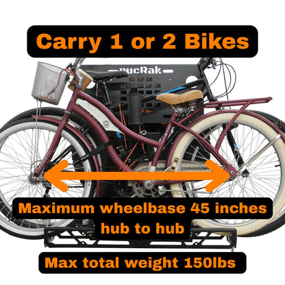 2" Hitch Swing-Away Cargo Carrier & Bike Rack | rucRak GUNNY