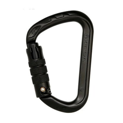 D-Shape Rock Climbing Carabiner - Auto-Locking and Durable