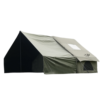 PAKICETUS Inflatable Camping Tent 4 Season Snowproof Family Shelter Hand Pump Easy Setup Outdoor Camping
