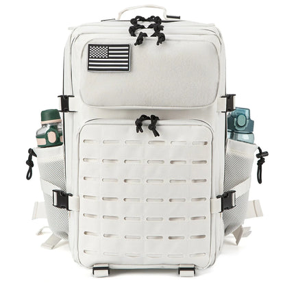 45L Tactical Backpack survival Bag Hunting MOLLE Backpack GYM For Men EDC Outdoor Hiking Rucksack Witch Bottle Holder