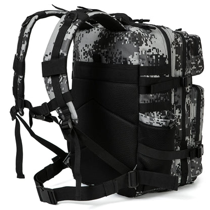 45L Tactical Backpack survival Bag Hunting MOLLE Backpack GYM For Men EDC Outdoor Hiking Rucksack Witch Bottle Holder
