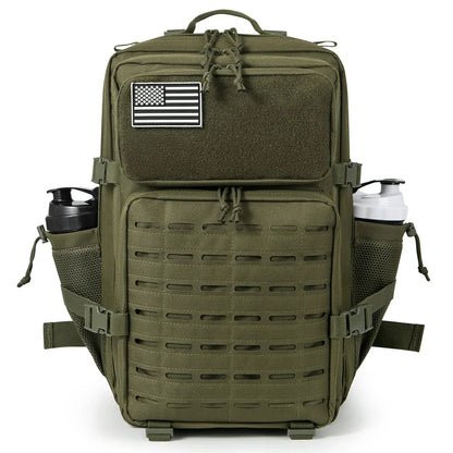 45L Tactical Backpack survival Bag Hunting MOLLE Backpack GYM For Men EDC Outdoor Hiking Rucksack Witch Bottle Holder