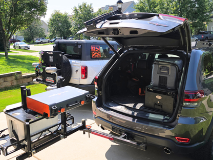 2" Hitch Swing-Away Cargo Carrier & Bike Rack | rucRak GUNNY