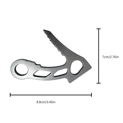 X7AC Pro Series Stainless Steel Hook | Heavy-Duty Gear for Extreme & Sport Climbing